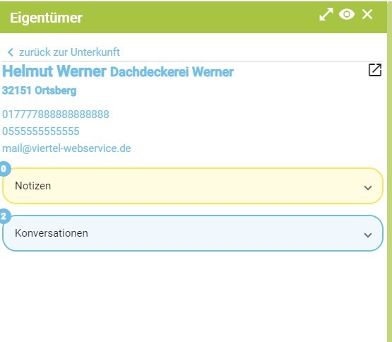 Unterkunft - Schnellinfo - Kontakt Eigentümer2
