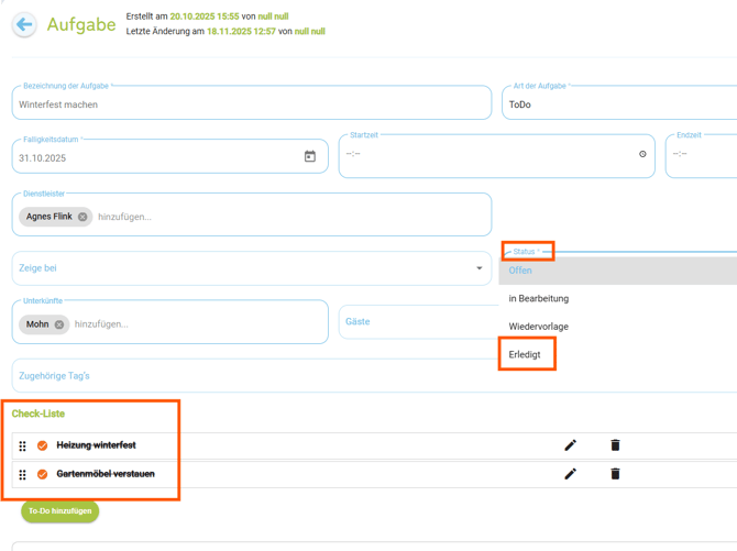 Übersicht - aktuelle Aufgaben5