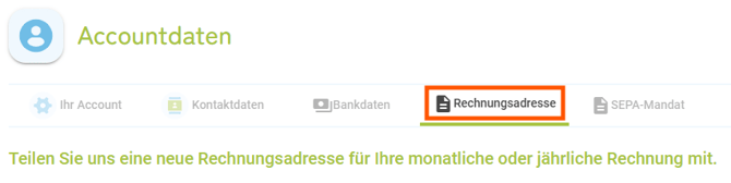 Accountdaten - Verwendung von Kontakt- und Bankdaten in Vorlagen1