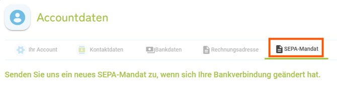 Accountdaten - Verwendung von Kontakt- und Bankdaten in Vorlagen2