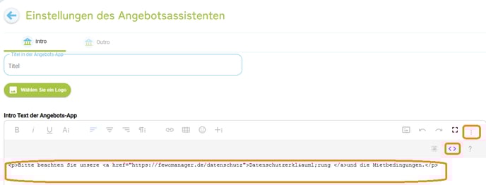 Angebotsmanager - Einstellungen der Online-Buchungsstrecke für Angebote und Reservierungen8