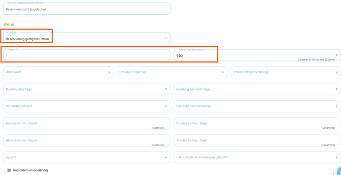Automatismen - Kopiervorlage Reservierung ist abgelaufen1
