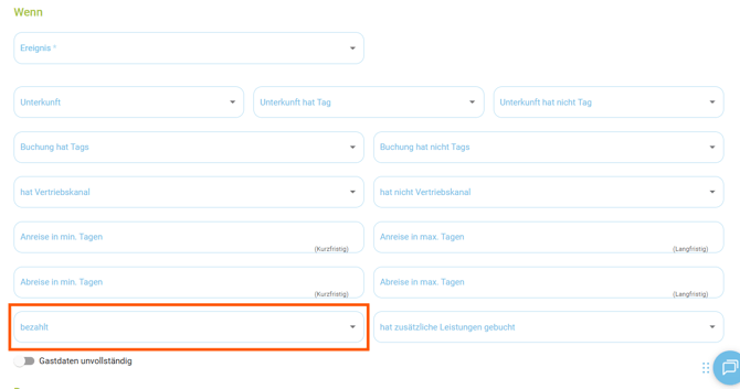 Automatismen - weitere Einstellungsmöglichkeiten1neuE