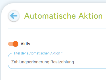 Automatismus aktivieren