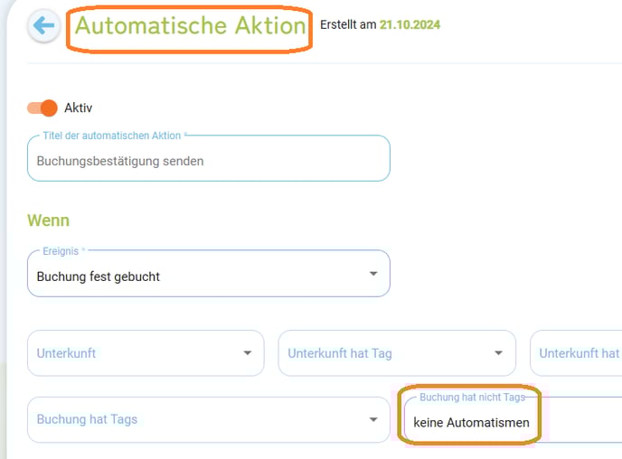 Buchungen Reservierungen sollen keine automatischen E-Mails erhalten2