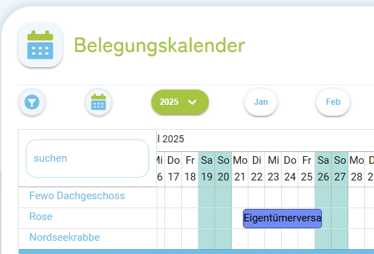 Belegungskalender - Informationen im Kalender hinterlegen3