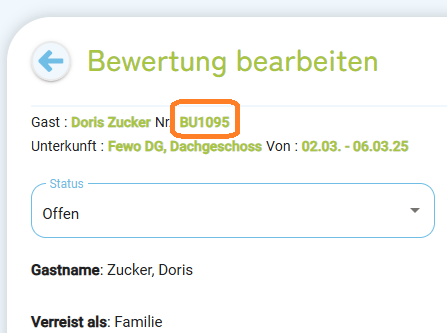 Buchung Reservierung Angebot - Schnellinfo im Detail5