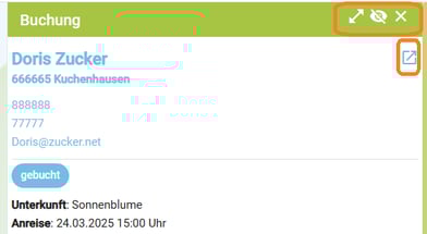 Buchung Reservierung Angebot - Schnellinfo im Detail6