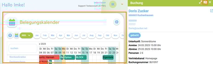 Buchung Reservierung Angebot - Schnellinfo im Detail8