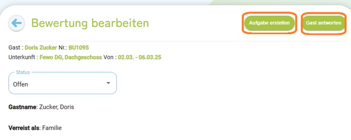 Bewertung bearbeiten und im Homepage Modul anzeigen4