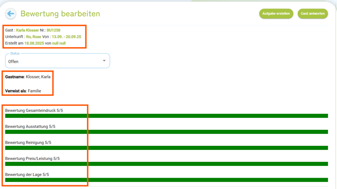 Bewertungen - bearbeiten und veröffentlichen2