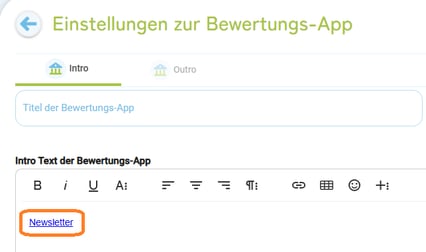 Bewertungen Bewertungsseite individualisieren5