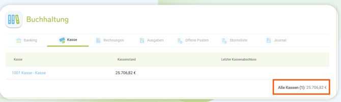 Buchhaltung - Kasse2