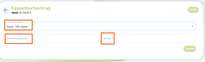 Buchhaltung - Kasse5