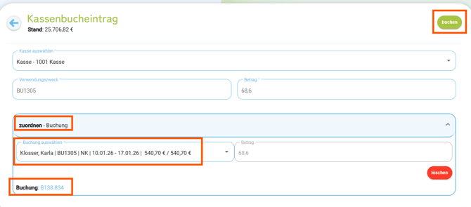 Buchhaltung - Kasse8