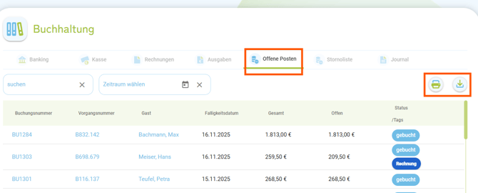 Buchhaltung - offene Posten1
