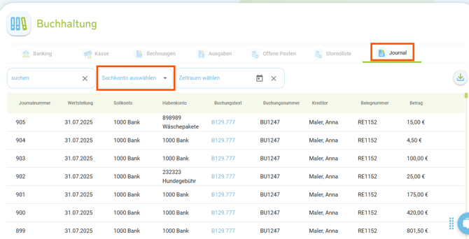 Vorteile unterschiedlicher Sachkonten1