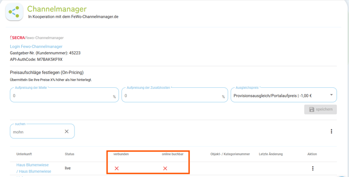 Channelmanager - Start nach der Registrierung3