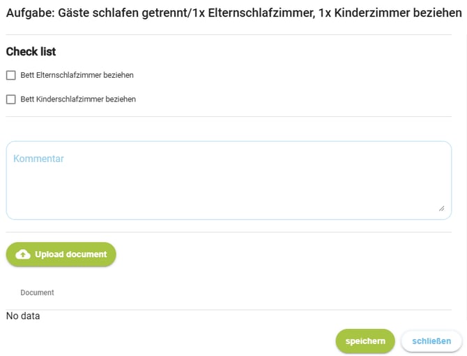 Aufgabe Dienstleistern zuordnen, bearbeiten, erledigen4