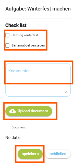 Dienstleister Login - Aufgabe bearbeiten und erledigen2