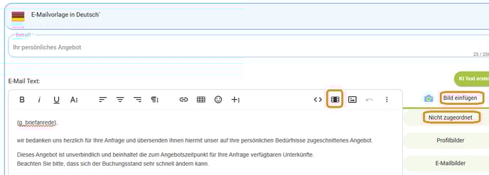 Bild Logo im Text einfügen3