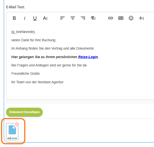 E-Mailvorlage - Anhang bereits in der Vorlage speichern3