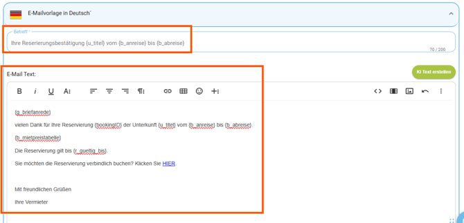 E-Mailvorlage - Kopiervorlage Reservierungsbestätigung3