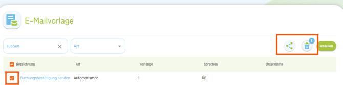 E-Mailvorlage - kopieren und löschen1