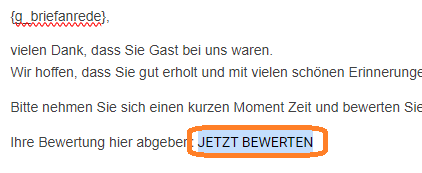 E-Mailvorlage Automatismus  Bewertungsaufforderung1