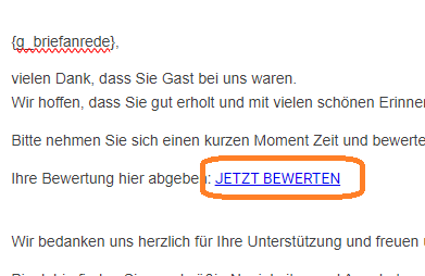 E-Mailvorlage Automatismus  Bewertungsaufforderung3
