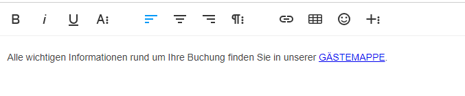 E-Mailvorlage mit Link zur Gästemappe3
