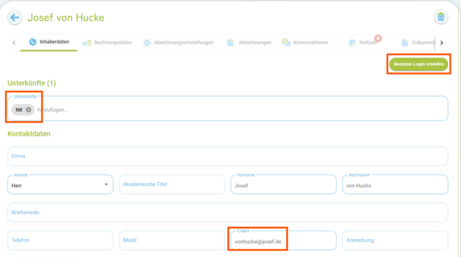 Eigentümer-Login Login erstellen1