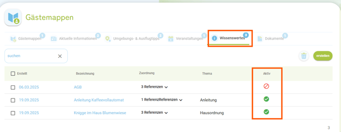 Gästemappe - Wissenswertes9
