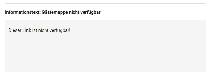 Gästemappe - empfindliche Daten zeitlich begrenzt anzeigen3
