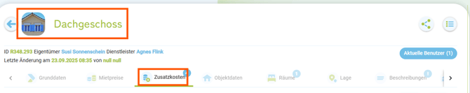 Globale Einstellungen - Zusatzkosten (Allgemein)-2