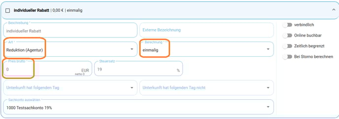 Individuellen Rabatt erstellen1