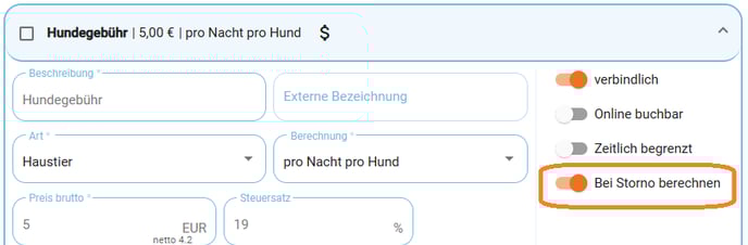 Stornierungsbedingungen - Berechnungsarten1