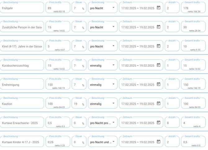 Stornierungsbedingungen - Berechnungsarten2