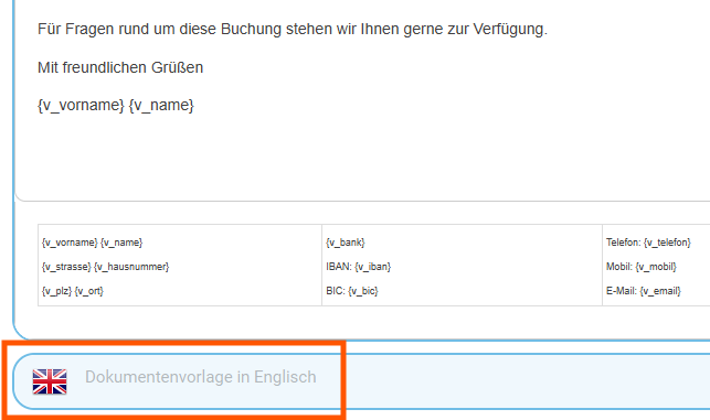 Dokumente - englische Version verwenden4