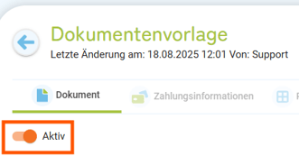 Dokumentenvorlage - Zahlungseingangsbestätigung (Allgemein)13