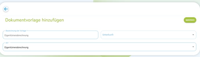 Dokumentenvorlage Eigentümerabrechnung erstellen1
