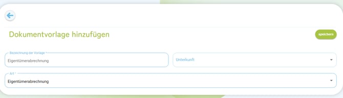 Dokumentenvorlage Eigentümerabrechnung erstellen1