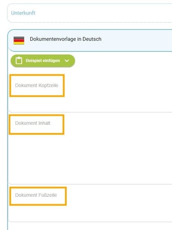 Dokumentenvorlage erstellen1