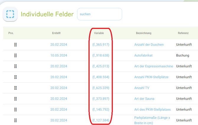 Variable für individuelle Felder in Dokumenten- und E-Mailvorlagen verwenden1
