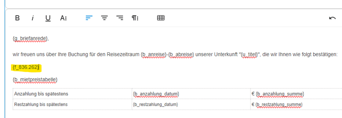 Variable für individuelle Felder in Dokumenten- und E-Mailvorlagen verwenden2