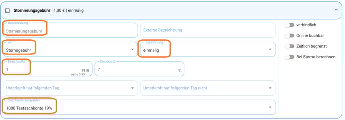 Zusatzkosten Stornierungsgebühr und -miete2