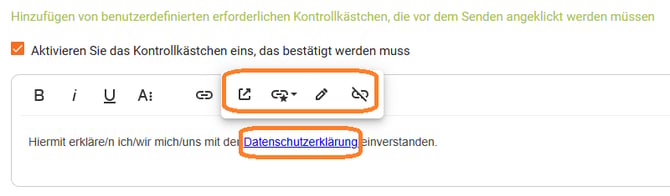 Homepage-Modul Anfrage Buchung - AGB und Datenschutz bestätigen lassen8