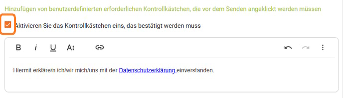 Homepage-Modul Anfrage Buchung - AGB und Datenschutz bestätigen lassen9