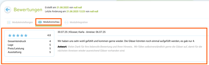 Homepage-Modul Bewertungen erstellen3
