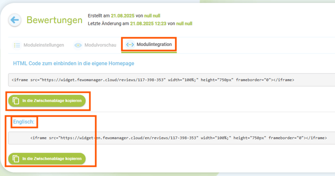 Homepage-Modul Bewertungen erstellen4